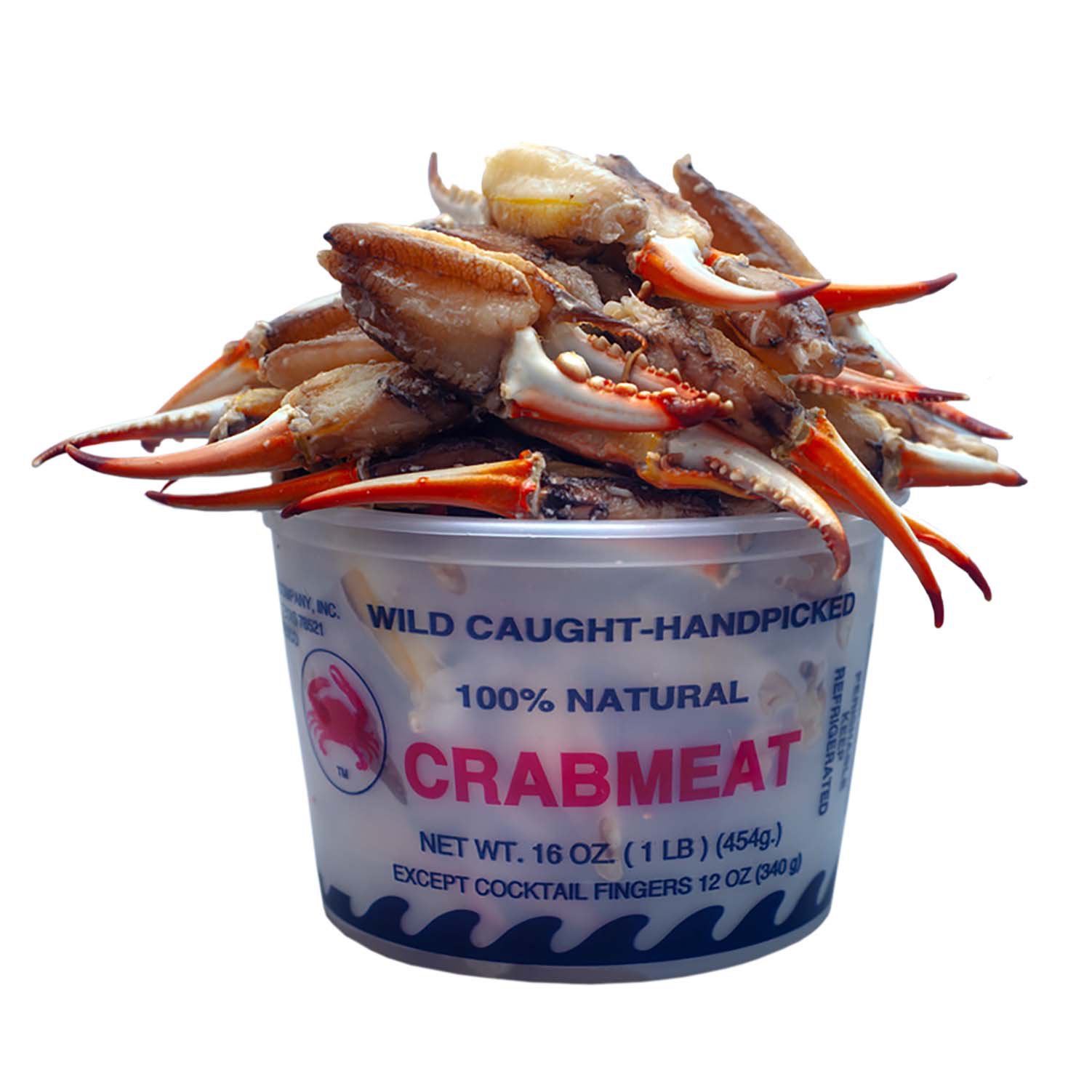 Fresh crab fingers ready to serve
